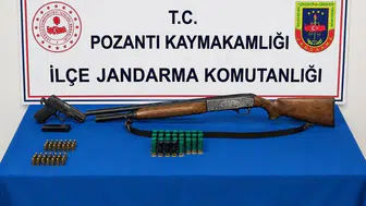 Pozantı'da jandarma operasyonu: İki mahallede silah ve uyuşturucu baskını