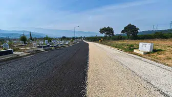 Erdoğanköy Kent Mezarlığı’nda ulaşım konforu sağlandı