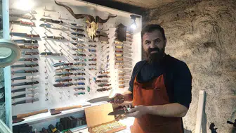 Odunluktan çıkan sanat: Hurda metaller usta ellerde bıçağa dönüşüyor