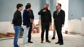 Üzümlü’de güreşin geleceği için inşaat çalışmaları hız kazandı