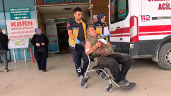 İnegöl'de bahçedeki odun kesimi sırasında korkunç kaza: 61 yaşındaki adam ağır yaralandı