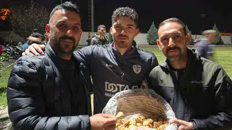 Nazilli Şehir Spor'da Sazlı Gençlikspor maçı öncesi taraftar dopingi