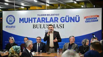 Yıldırım'da muhtarlara 30 bin liralık fatura desteği müjdesi