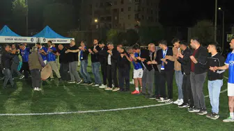 Çorum'da köylerin futbol şöleni penaltılarla sonuçlandı: Kınık Köyü şampiyonluk kupasını kaldırdı