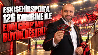 EDM GRUP’tan Eskişehirspor’a anlamlı destek: 126 kombine bağışı