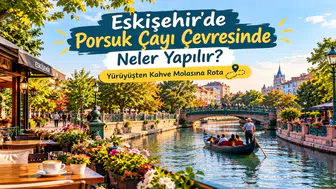 Eskişehir’de Porsuk Çayı Çevresinde Neler Yapılır? Yürüyüşten Kahve Molasına Rota