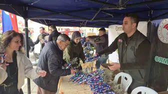 Eskişehir’de Cumhuriyet’in 103. Yılına Özel  bin 103 Lavanta Fidanı Dağıtıldı