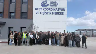 ESTÜ Öğrencileri Afet Koordinasyon Merkezi’ni Ziyaret Etti