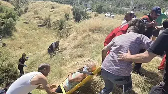Dron ve iz takip köpekleri hayat kurtardı: Alzheimer hastası yaşlı adam dere yatağında sağ bulundu