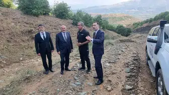 Erzincan Üzümlü'deki toprak kayması bölgesi için Ankara'dan yakın takip