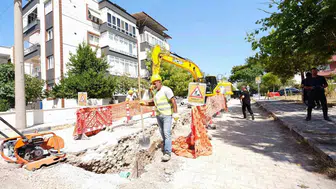 Soma'da 20 milyon TL'lik altyapı seferberliği: Yağmursuyu hatlarında sona yaklaşılıyor