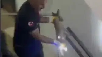 Apartman dairesinde şaşkınlık yaratan misafir: Üçüncü kata kadar tırmandı