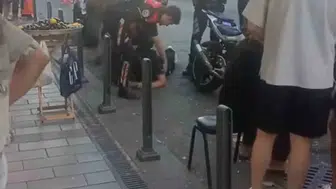 Sarıyer'de plakasız motosikletli kovalamacası: Bir polis memuru yaralandı