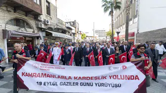 Mersin'de 19 Eylül Gaziler Günü: Kahramanlar için vefa yürüyüşü ve buluşma