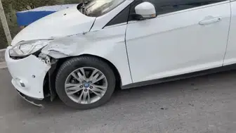 Bahçe'de toplu konutlar bölgesinde motosiklet kazası: Bir sürücü hastanelik oldu