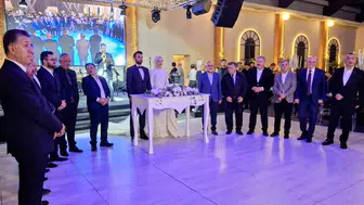 Kayseri iş ve siyaset dünyası Ejder ve Dağ ailelerinin düğününde bir araya geldi