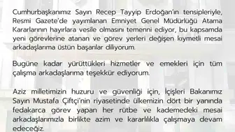 Emniyet teşkilatında yeni dönem: Atama kararları sonrası görev değişimi başladı