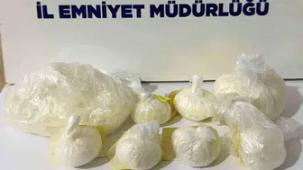 Bandırma'da polisten kaçan motosikletli şüphelinin üzerinden 153 gram metamfetamin çıktı