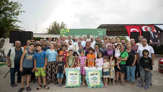 Mersin'de seracılığın kalbi Kazanlı'da üreticiye kapsamlı girdi desteği