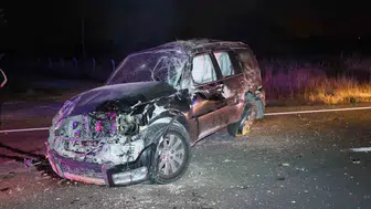 Arkadaşının otomobilini izinsiz kaçıran alkollü sürücü takla attı