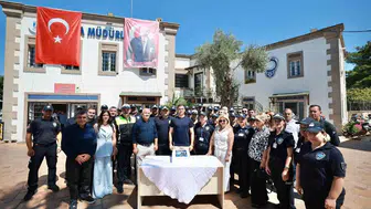 Bodrum'da Zabıta Teşkilatı'nın 200. yılı kutlanırken Başkan Mandalinci'den saha personeline teşekkür