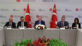 Erdoğan New York'ta ABD'li düşünce kuruluşu temsilcileriyle stratejik temaslarda bulundu