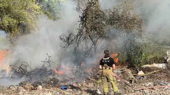 Mudanya'da ormanlık alanda terk edilen ateş faciaya davetiye çıkardı