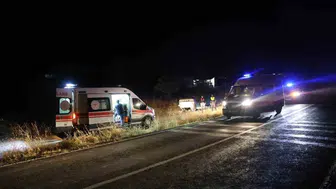 Gülşehir yolunda feci kaza: Kontrolden çıkan otomobil şarampole uçtu