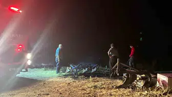 Gölbaşı'nda korkutan yangın: Ağıla sıçramadan kontrol altına alındı