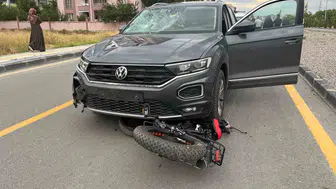 Niğde'de trafik kazası: Otomobil ile elektrikli bisiklet çarpıştı