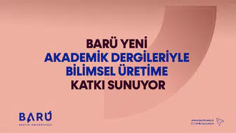 Bartın Üniversitesi akademik yayın ağını iki yeni dergiyle genişletiyor