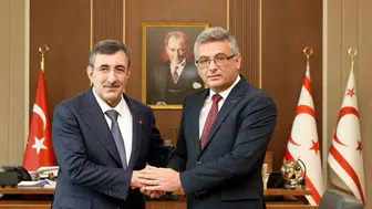 Cumhurbaşkanı Yardımcısı Cevdet Yılmaz Lefkoşa'da kritik temaslarda bulundu