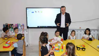 Başkan Balaban'dan eğitim merkezlerine ziyaret: Çocukların gelişimine tam destek