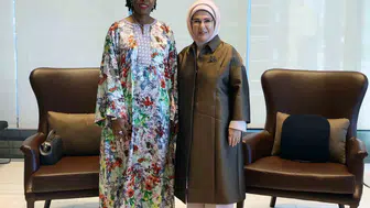 Emine Erdoğan ve Fatima Maada Bio Türkevi'nde Küresel İş Birliği İçin Bir Araya Geldi