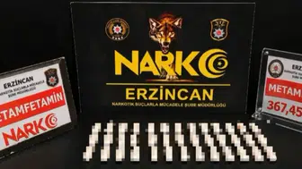 Erzincan'da narkotik operasyonu: Midesinden 39 kapsül metamfetamin çıktı