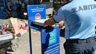 Germencik pazarında zabıtadan çifte denetim: Hem etiketler kontrol edildi hem tartı kuruldu