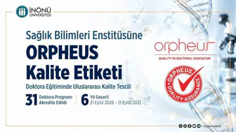 İnönü Üniversitesi doktora eğitiminde Avrupa standartlarını tescilledi