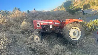 Manisa Kula'da tarla mesaisi acı bitti: Traktör kazasında bir can kaybı
