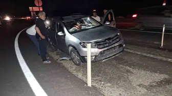 Hisarcık Çevreyolu Kavşağı'nda otomobiller çarpıştı: 2 yaralı