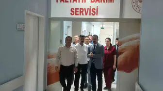 Cizre Devlet Hastanesinde yönetimden servislerde yerinde denetim mesaisi