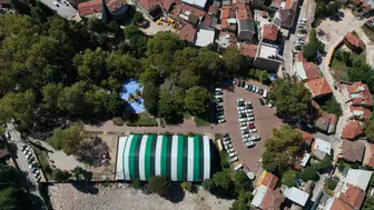 Pınarbaşı'nda 600 yıllık mesire alanının çehresi polis eviyle değişti