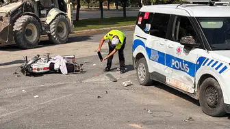 Kahramanmaraş'ta motosiklet ile polis aracı çarpıştı: İki yaralı