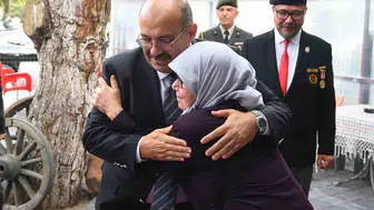 Vali Ustaoğlu’ndan 19 Eylül’de gazilere vefa ziyareti