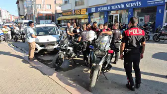 Ihlamurkent'te görev başındaki yunus polisine arkadan çarpıldı