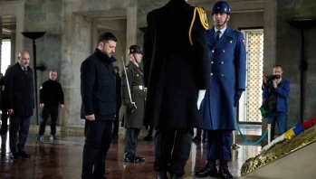 Ukrayna Devlet Başkanı Zelenskiy Anıtkabir’i Ziyaret Etti