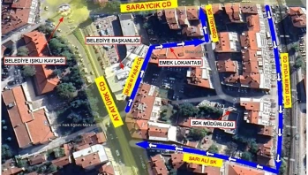 Bozüyük’te trafik akışını düzenleyen yeni tek yön uygulaması başlıyor