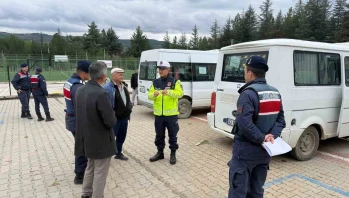 Pazarlar’da okul servisleri kapsamlı denetimden geçti