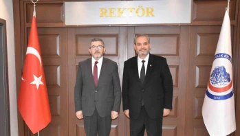 BŞEÜ Rektörü Kaplancıklı, Afyon’da Üniversitelerle İş Birliği Görüşmeleri Yaptı