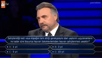 Sahiplendiği kedi veya köpeğini terk ettiği gerekçesiyle idari yaptırım uygulananların ne kadar süre boyunca hayvan bakımevlerinden hayvan ...