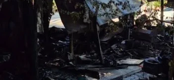Eskişehir Sazova’da depo yangını paniğe neden oldu